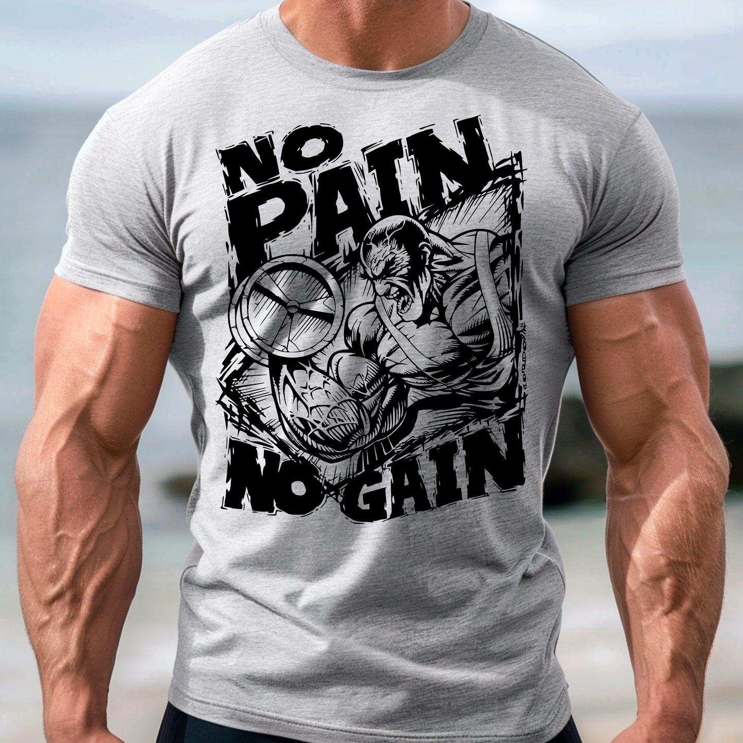 No Pain No Gain, GYM Unisex T-Shirt