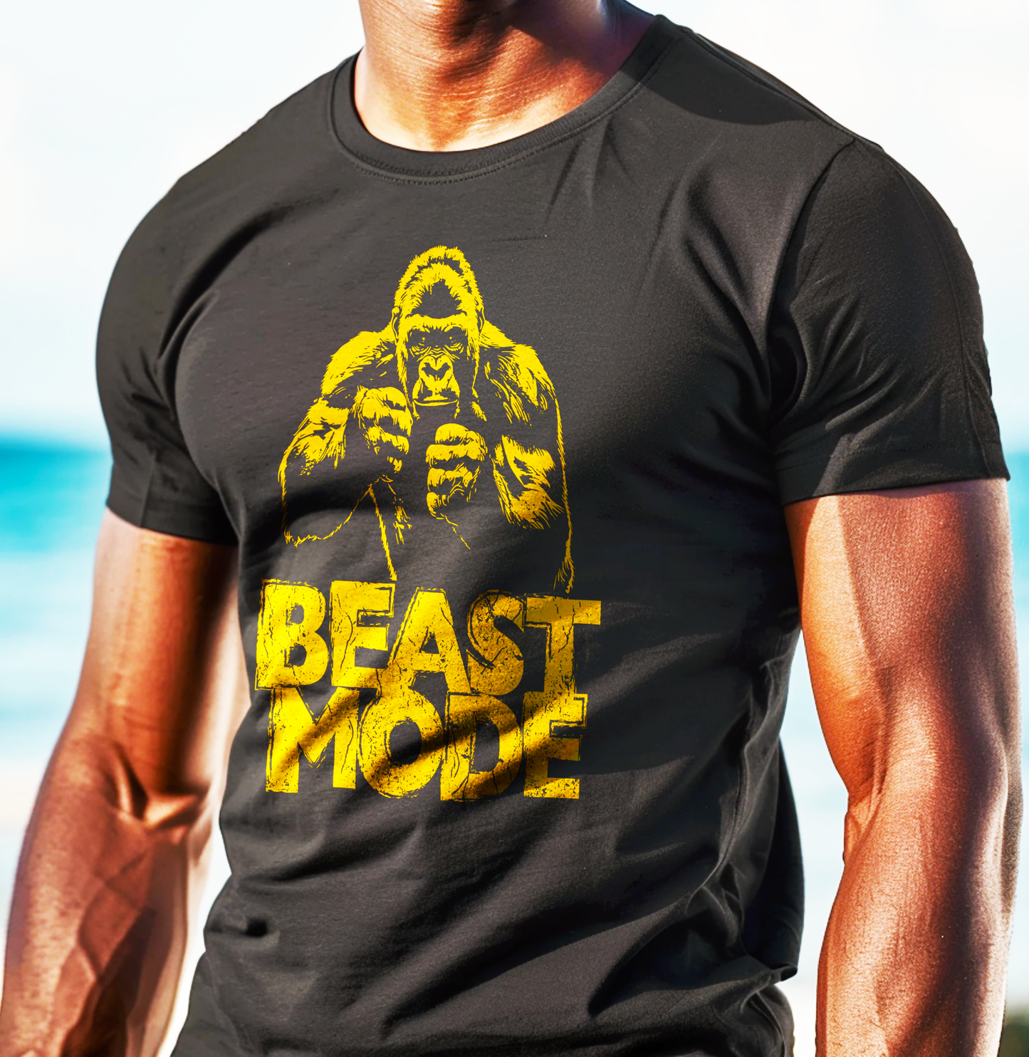 Gorilla boxer, BEAST MODE, GYM Unisex T-Shirt