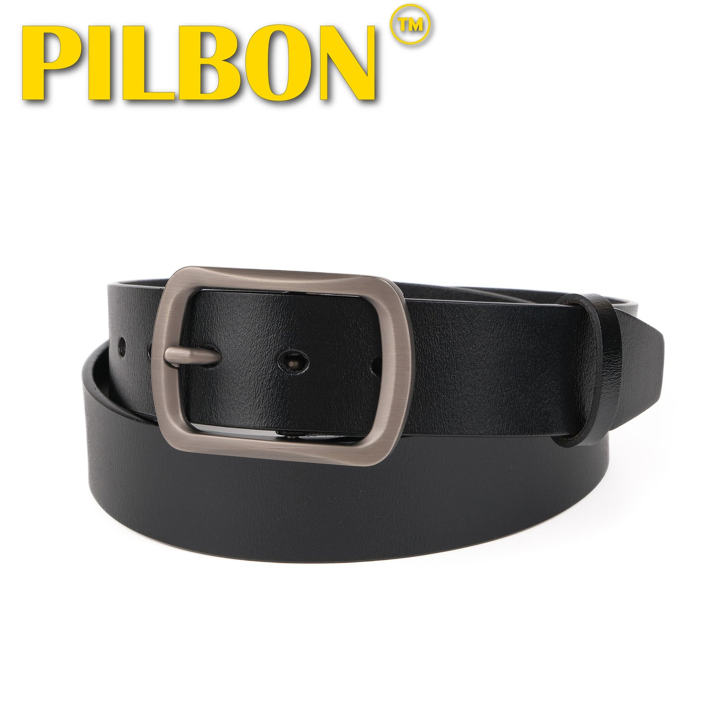 Black Leather Belt G311