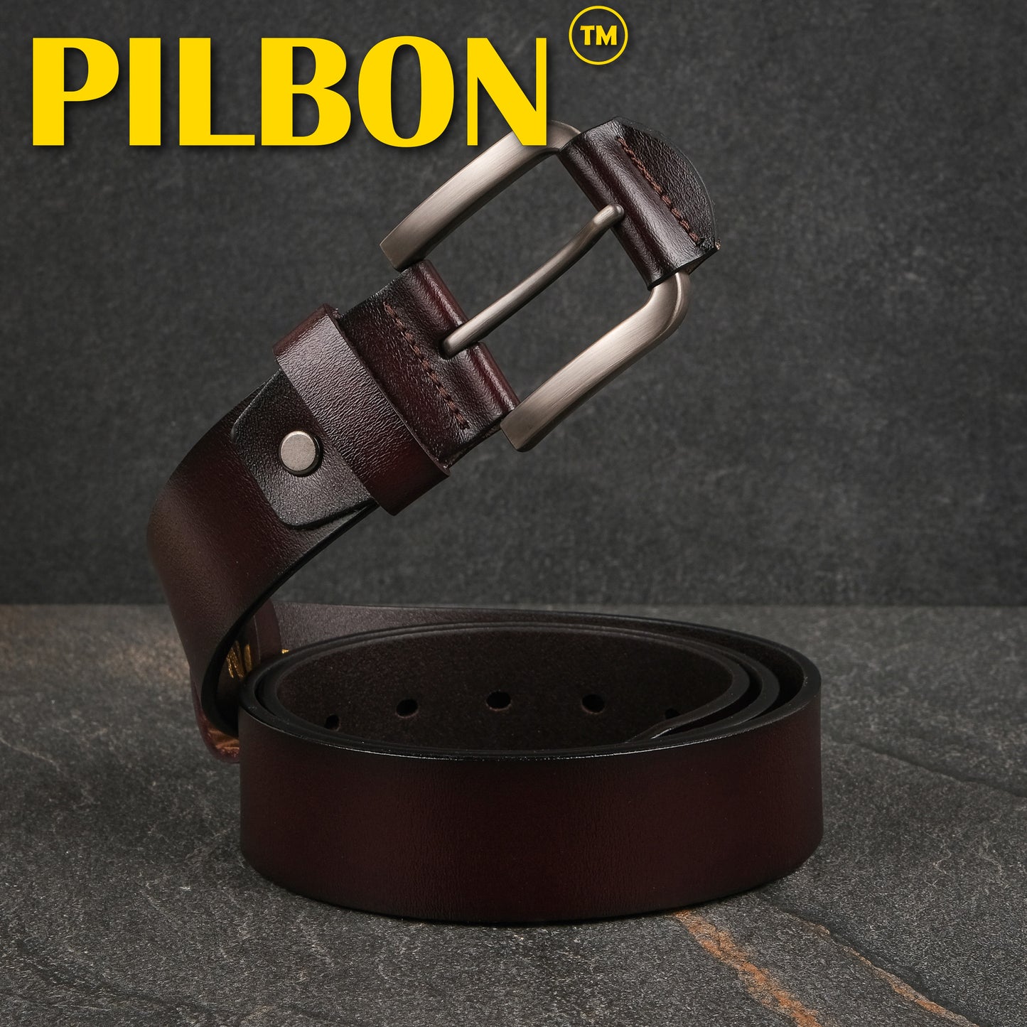 Brown Leather Belt G307